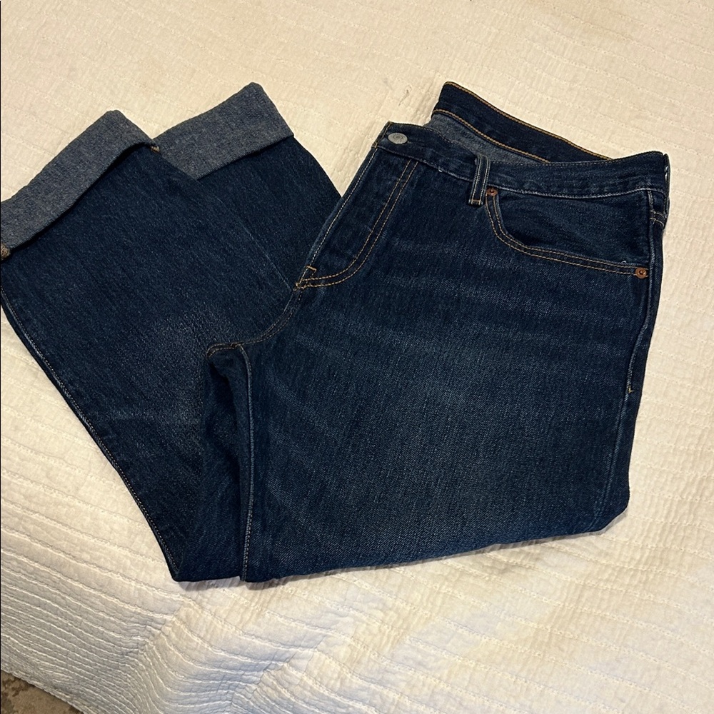 Levi's Women's Boyfriend Jeans - Dark Indigo